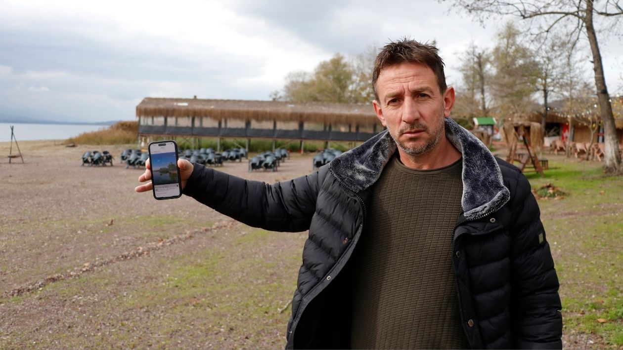 Sapanca Gölü’nde Tehlikeli Çekilme Eşme Sahili Alarm Veriyor (2)