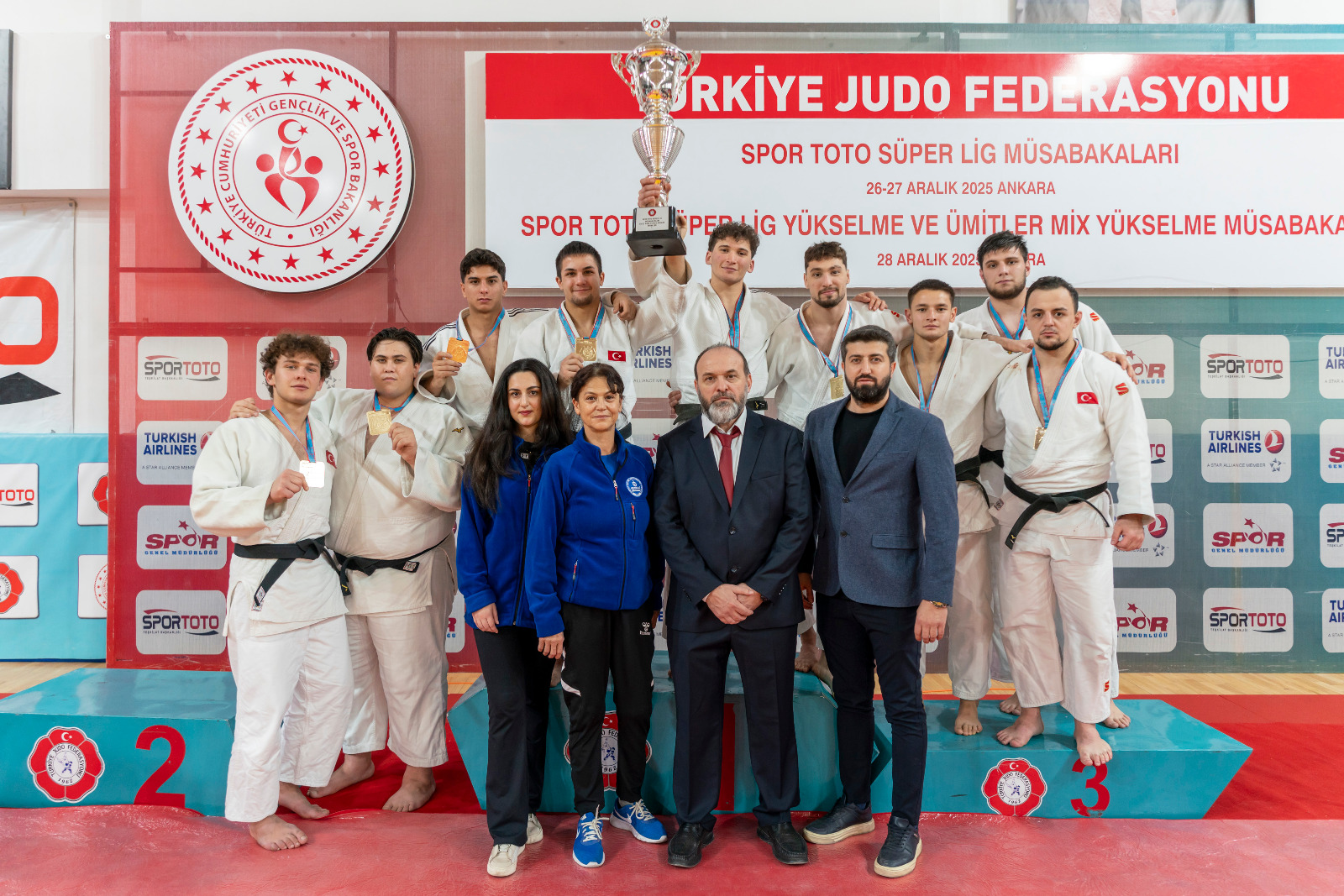 Spor Toto Erkekler Judo Süper Lig’de Şampiyonluğa Kocaeli Büyükşehir Belediye Kağıtspor Ulaştı. Ankara’daki Organizasyonda 14 Kulüpten 113 Sporcu Yarıştı (2)