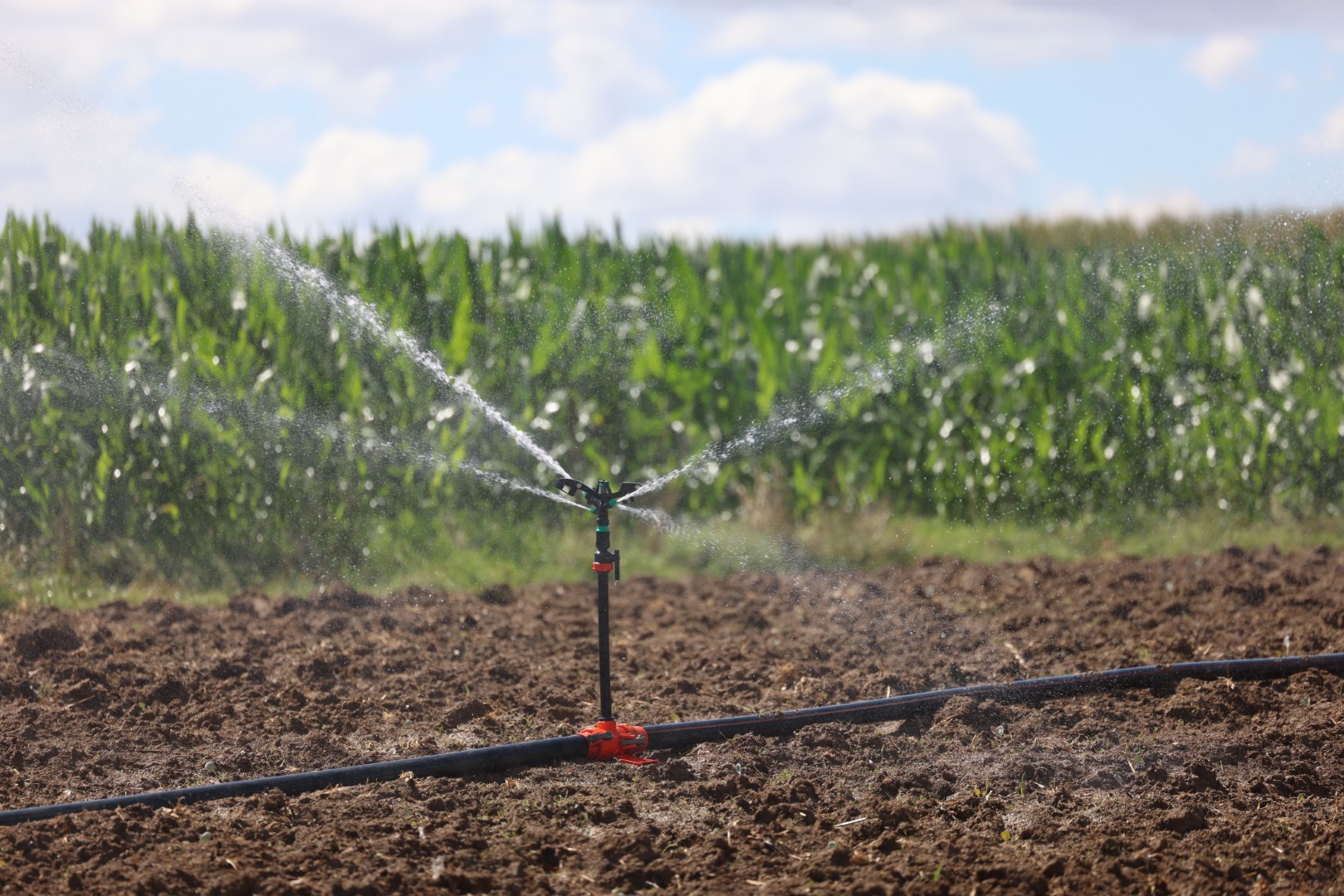 Toramanlar'da Sulama Suyu Toprakla Buluştu (13) (Büyük)