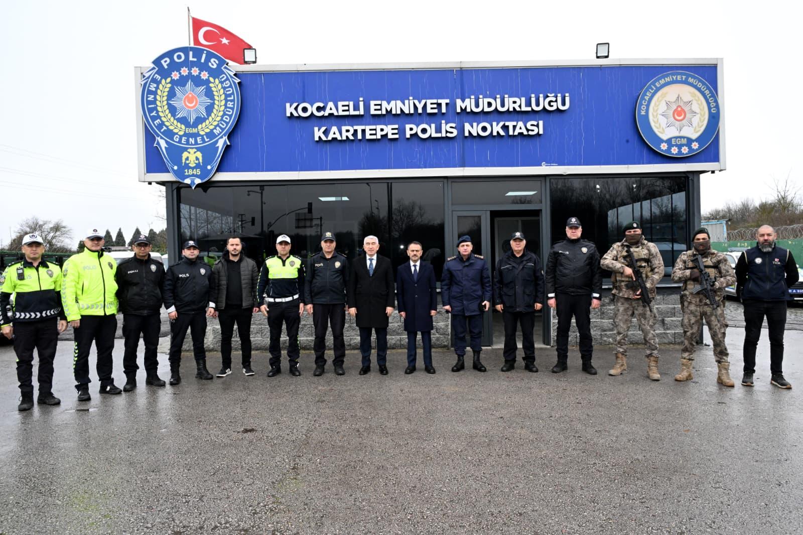 Vali İlhami Aktaş Görev Başında Ki Ekipleri Ziyaret Etti