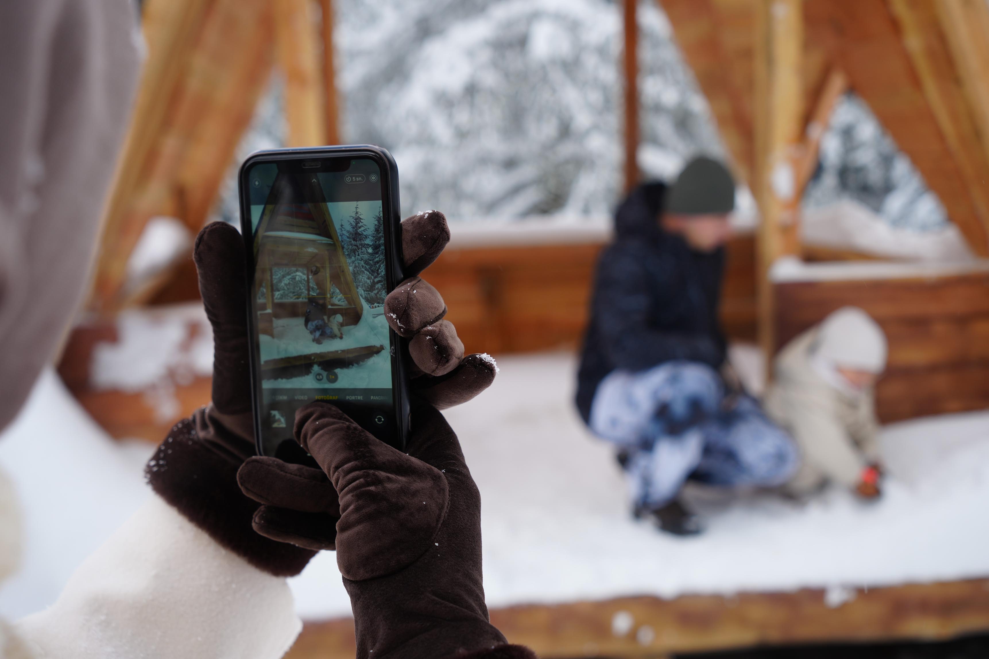Vatandaşlar Akın Etti! Kartepe'den Muthiş Kar Manzaları 03