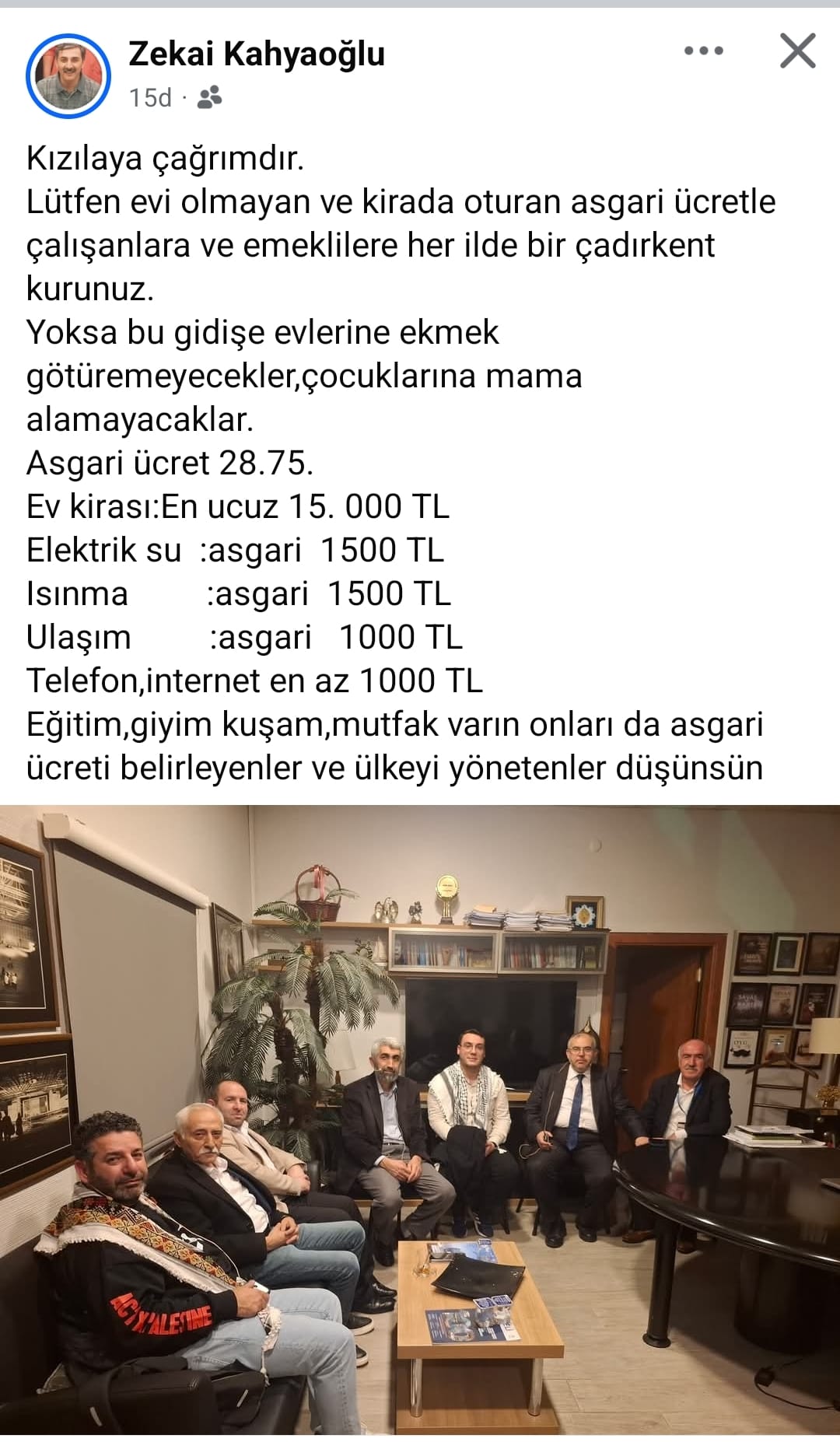 Zekai Kahyaoğlu’ndan Kızılay’a Çağrı (1)-1