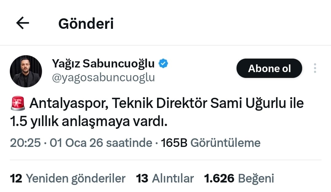 Antalyaspor’da Teknik Direktör Belli Oldu Sami Uğurlu Ile Anlaşma Sağlandı-1