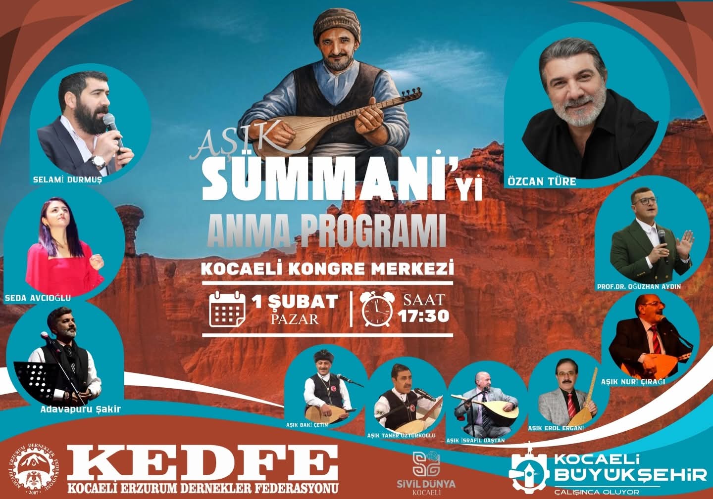 Âşık Sümmani, Kocaeli'de Ezgilerle Anılacak