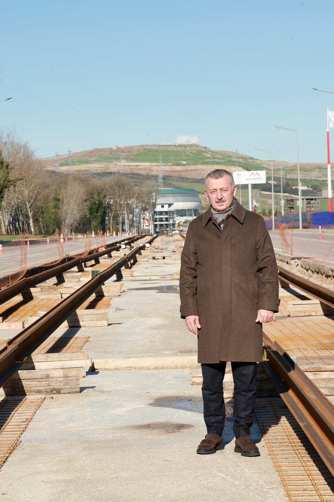 Büyükakın Alikahya Kartepe Tramvay Hattı'nda İncelemelerde Bulundu (1)