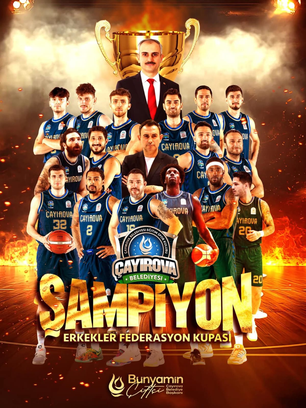 Çayırova Belediyesi Federasyon Kupası’nda Tarih Yazdı 3