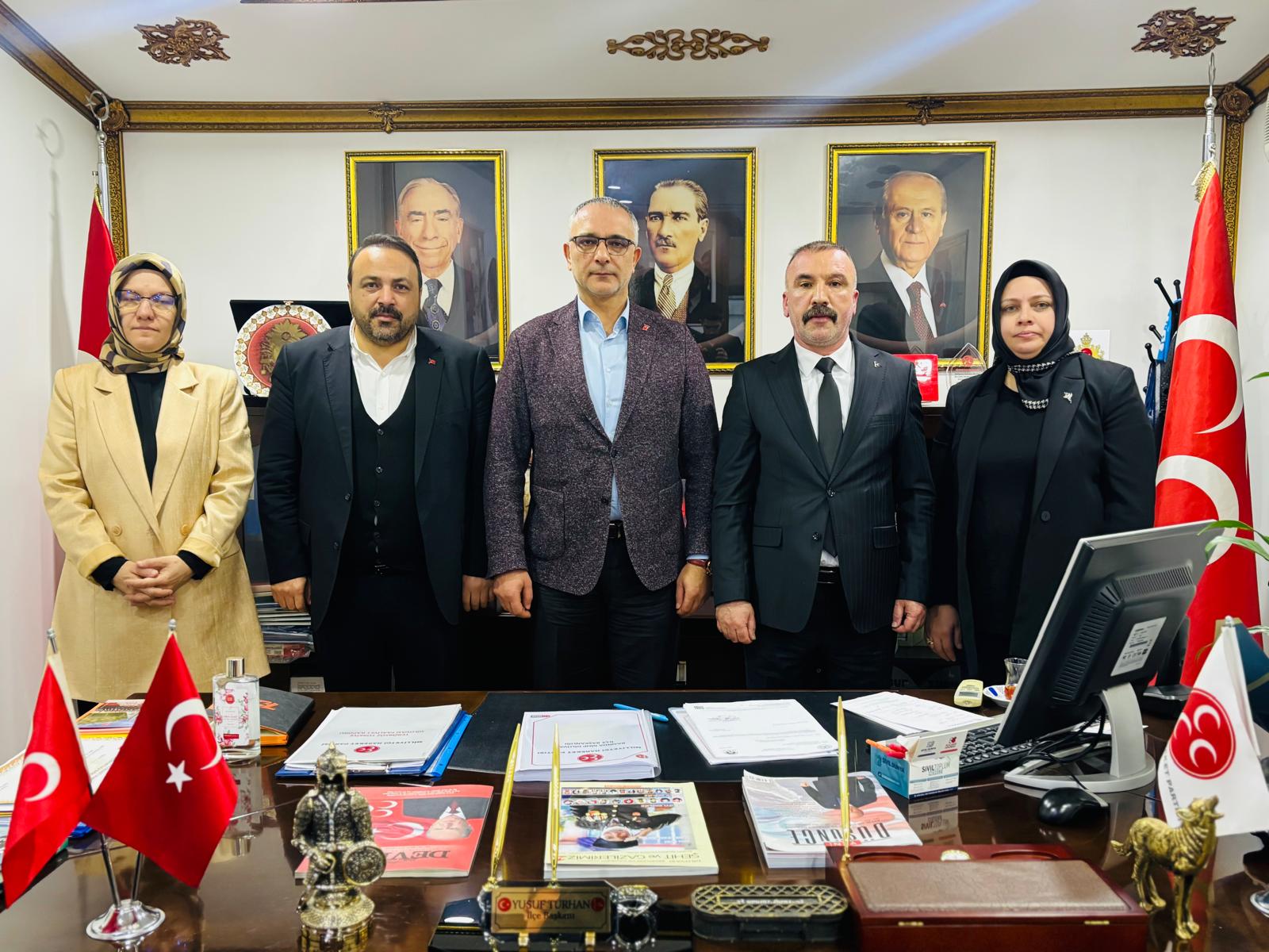 Cumhur İttifakından Yusuf Turhan'a Taziye Ziyareti 1