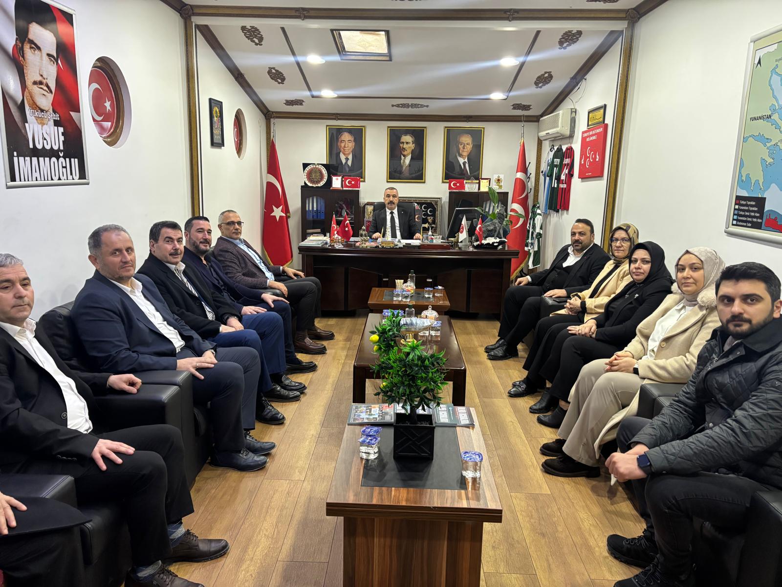 Cumhur İttifakından Yusuf Turhan'a Taziye Ziyareti 2