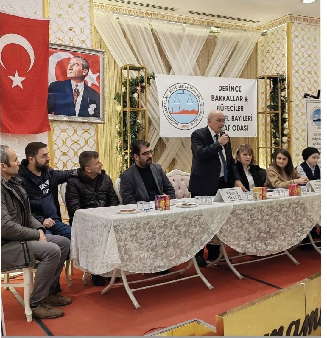 Derince Bakkallar, Büfeciler Ve Tekel Bayileri Esnaf Odası’nın 8. Olağan Genel Kurulu Tamamlandı, Osman Koçyiğit Yeniden Başkan Seçildi (2)