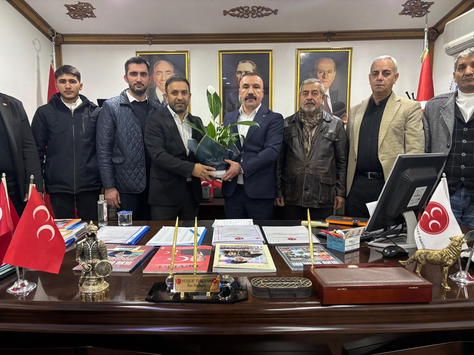 Dilovası Vanlılar Derneği’nden Mhp İlçe Teşkilatına Anlamlı Ziyaret 2