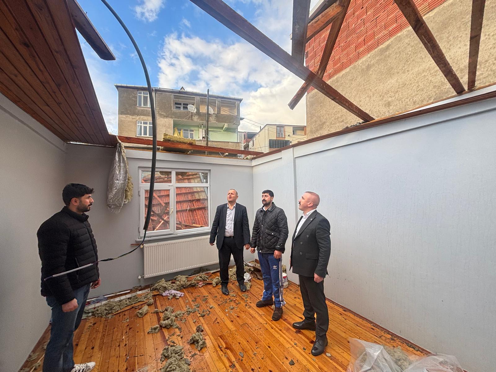 Dilovası’nda Fırtınadan Etkilenen Vatandaşlara Yusuf Turhan Sahip Çıktı 5