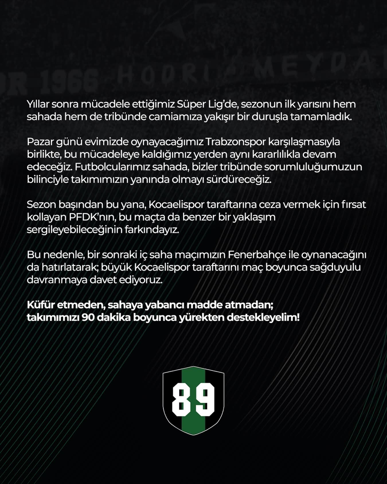 Hodri Meydan’dan Camia’ya Kritik Çağrı Fenerbahçe Maçı Öncesi Tuzağa Düşmeyelim!-1