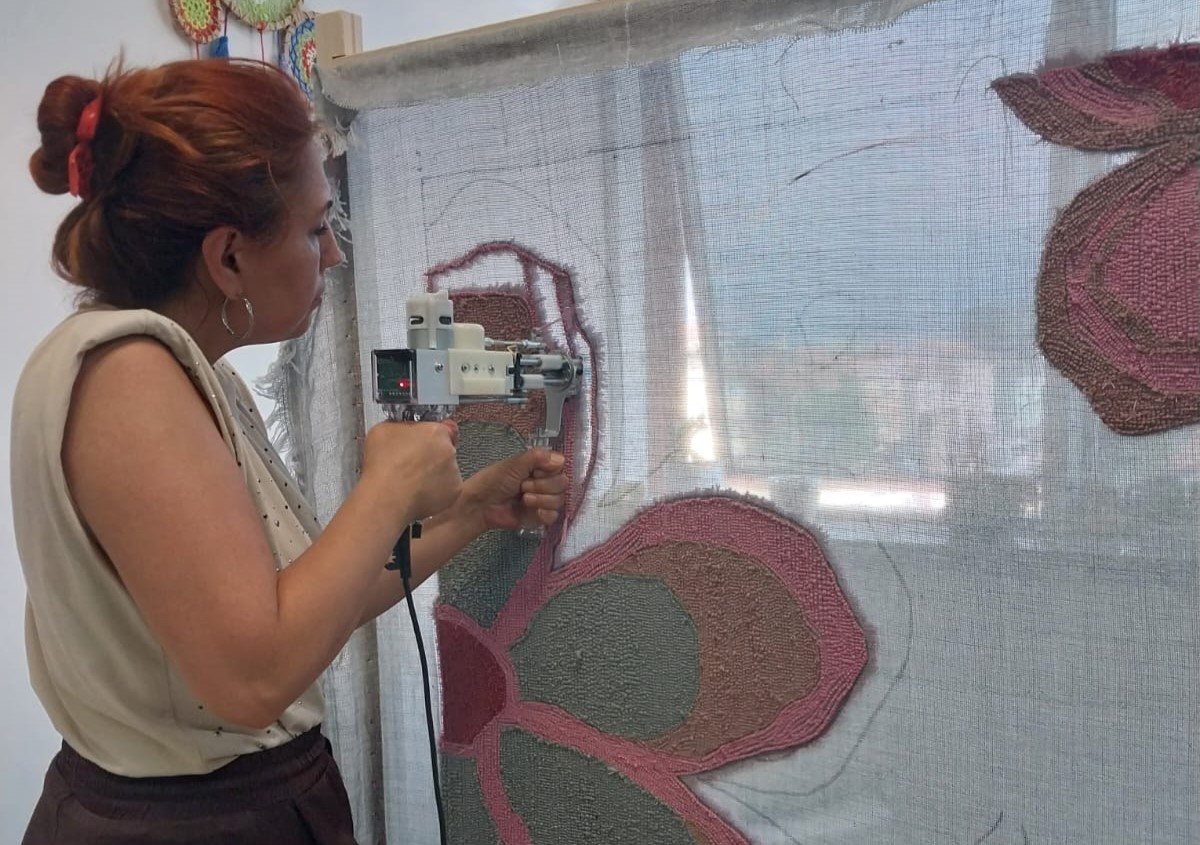 İzgi̇m Tufting Atölyesi Yeni Kadın Girişimciler Yetiştiriyor (1)