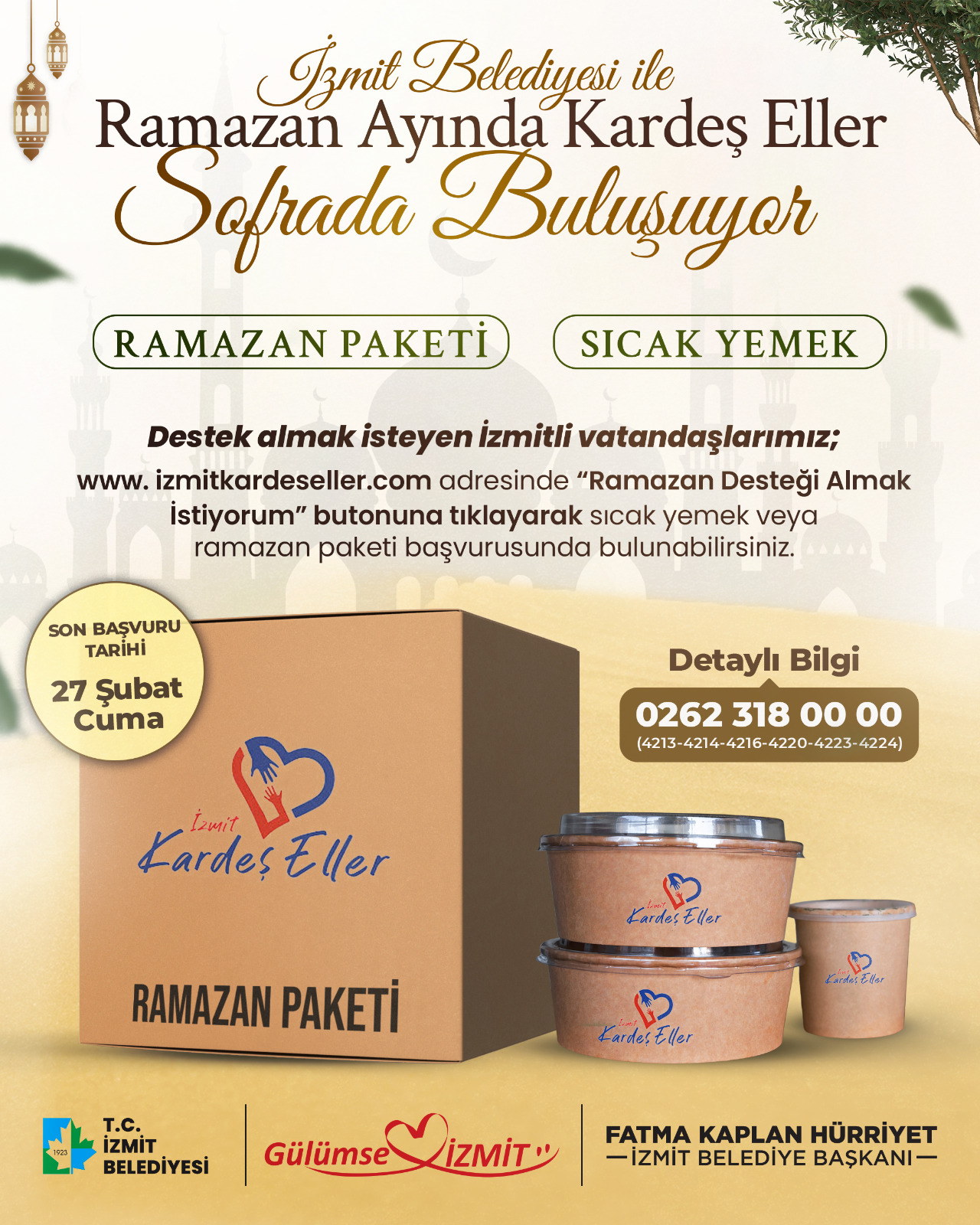 İzmit Belediyesi Ramazan Yardımı İçin Başvuru Almaya Başladı! Sıcak Yemek Ve Ramazan Desteği İçin Yapılması Gerekenler