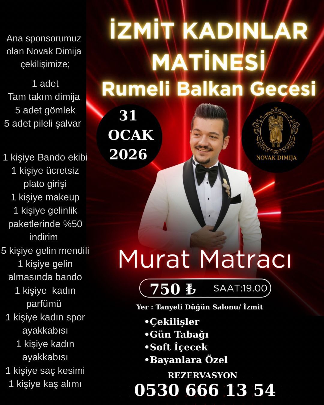 İzmit Kadınlar Matinesi'nde Rumeli Balkan Rüzgârı Esecek-1