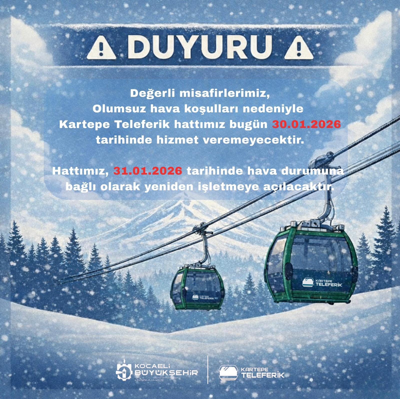 Kartepe Teleferik Hattı-1