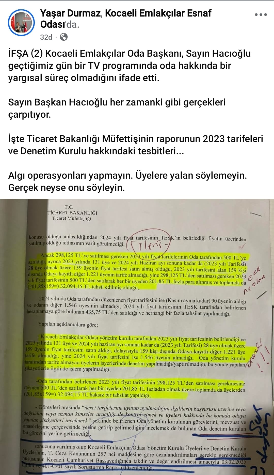 Kocaeli Emlakçılar Odası’nda Gerilim Tırmanıyor! 7