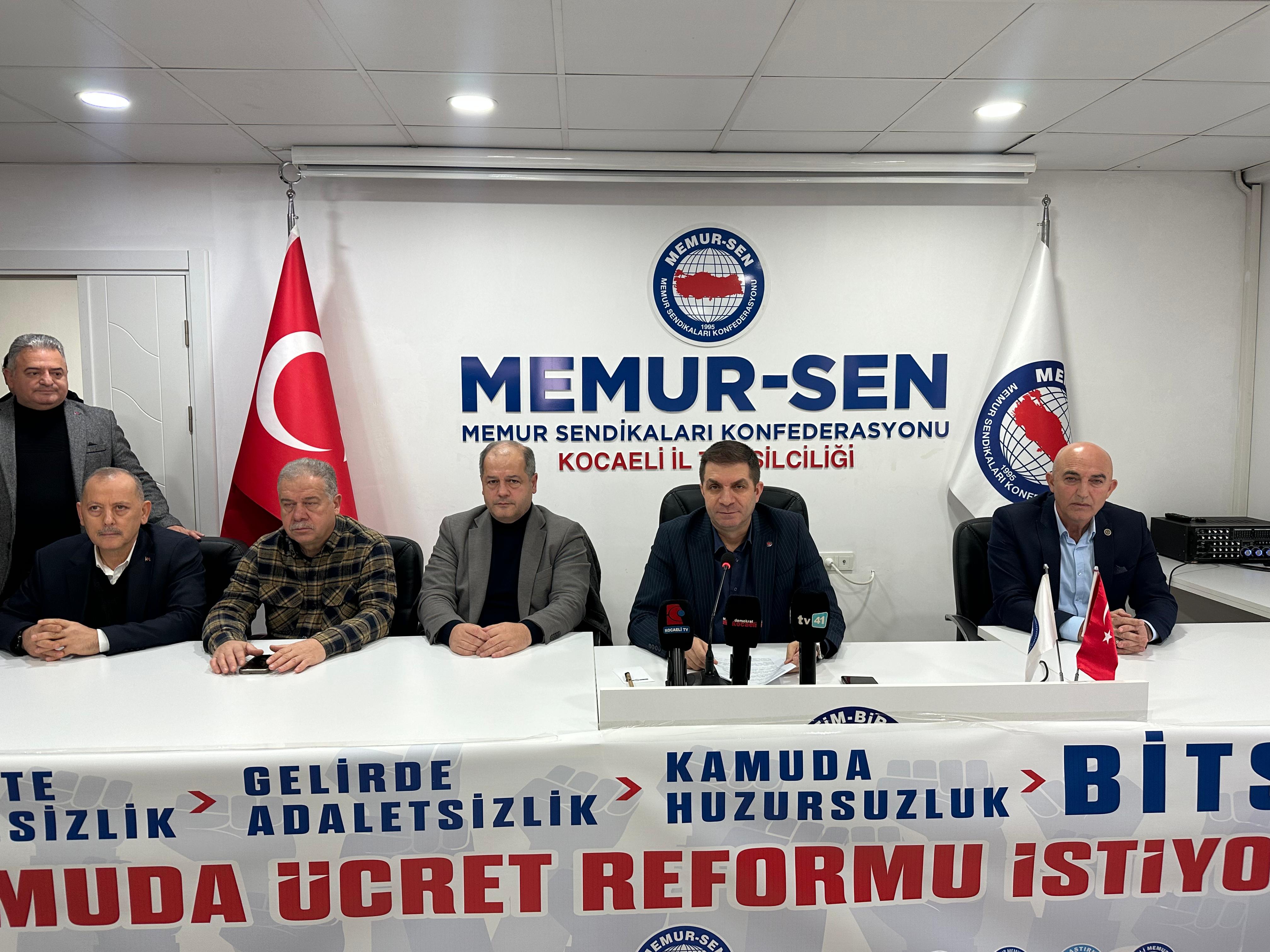 Kocaeli Memur Sen Şubesi “Gelirde Adalet, Ücrette Denge İstiyoruz” 1