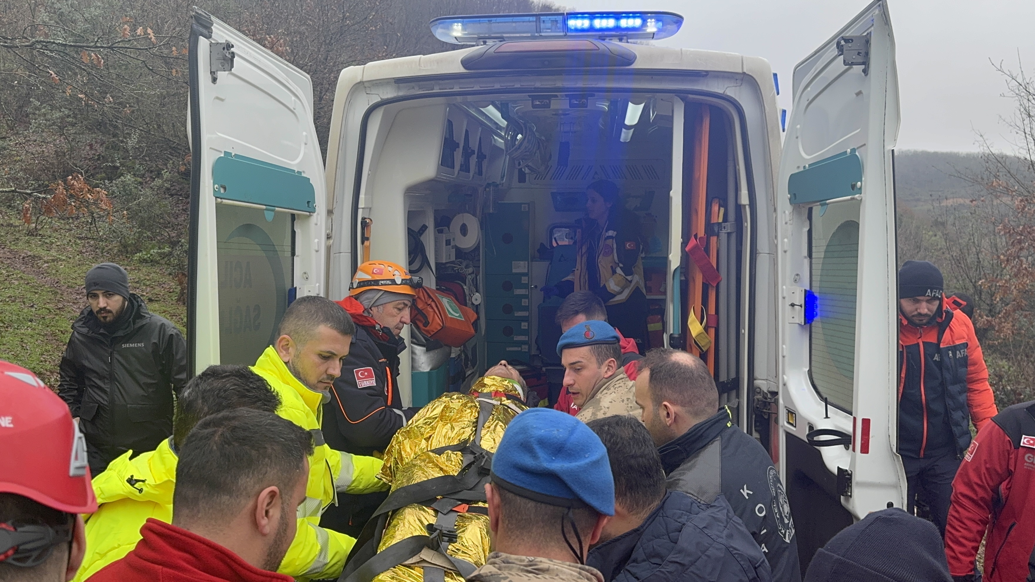 Kocaeli'de Kaybolan Yaşlı Adam 20 Saat Sonunda Bulundu! 01