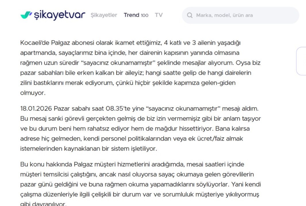 Kocaeli'de Palgaz'da Fatura Skandalı! 5 Ay Boyunca Tanımadığı Kişinin Faturasını Ödedi 02