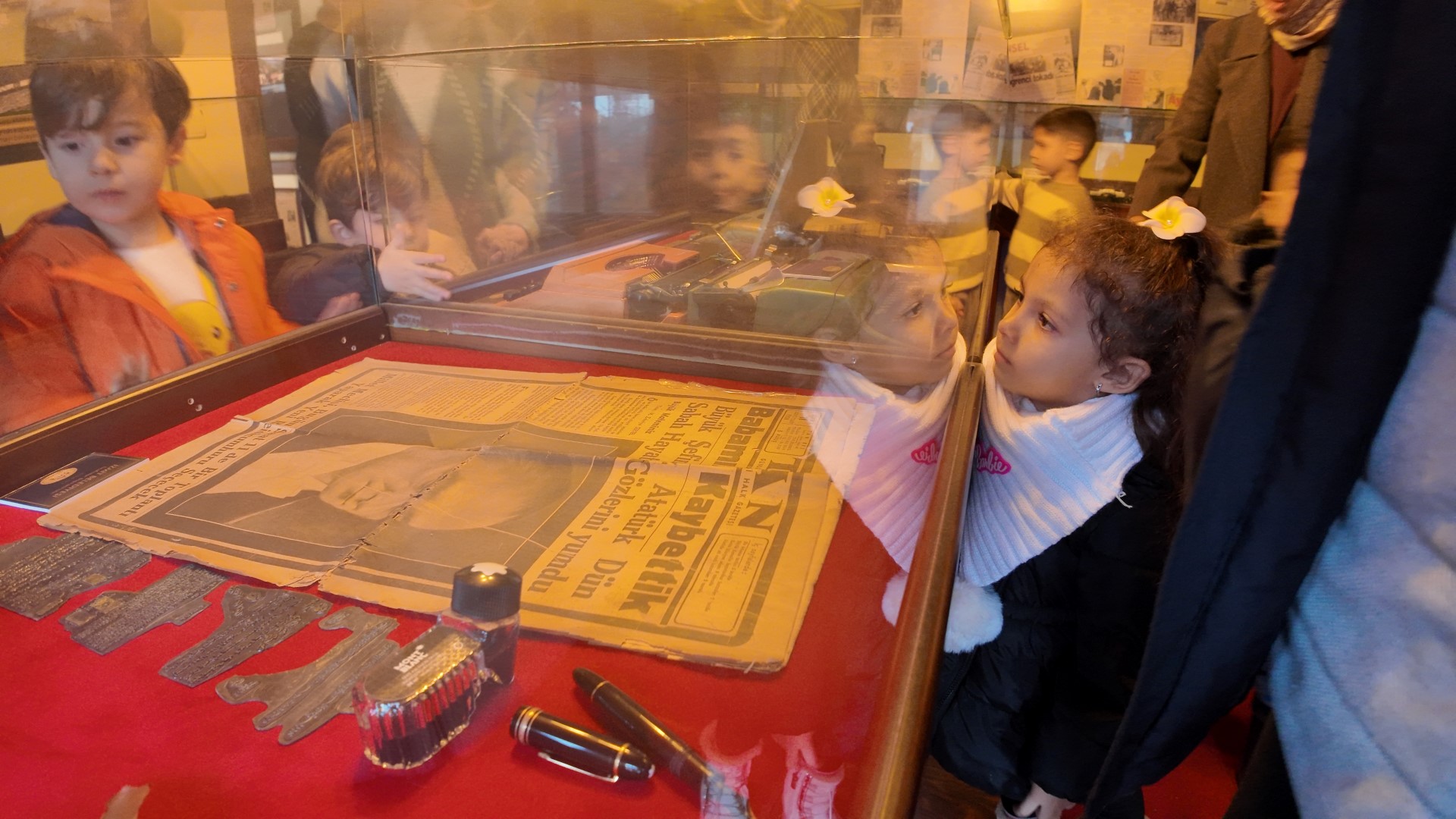 Kocaelili Minikler Basın Müzesi'ni Ziyaret Etti (1)