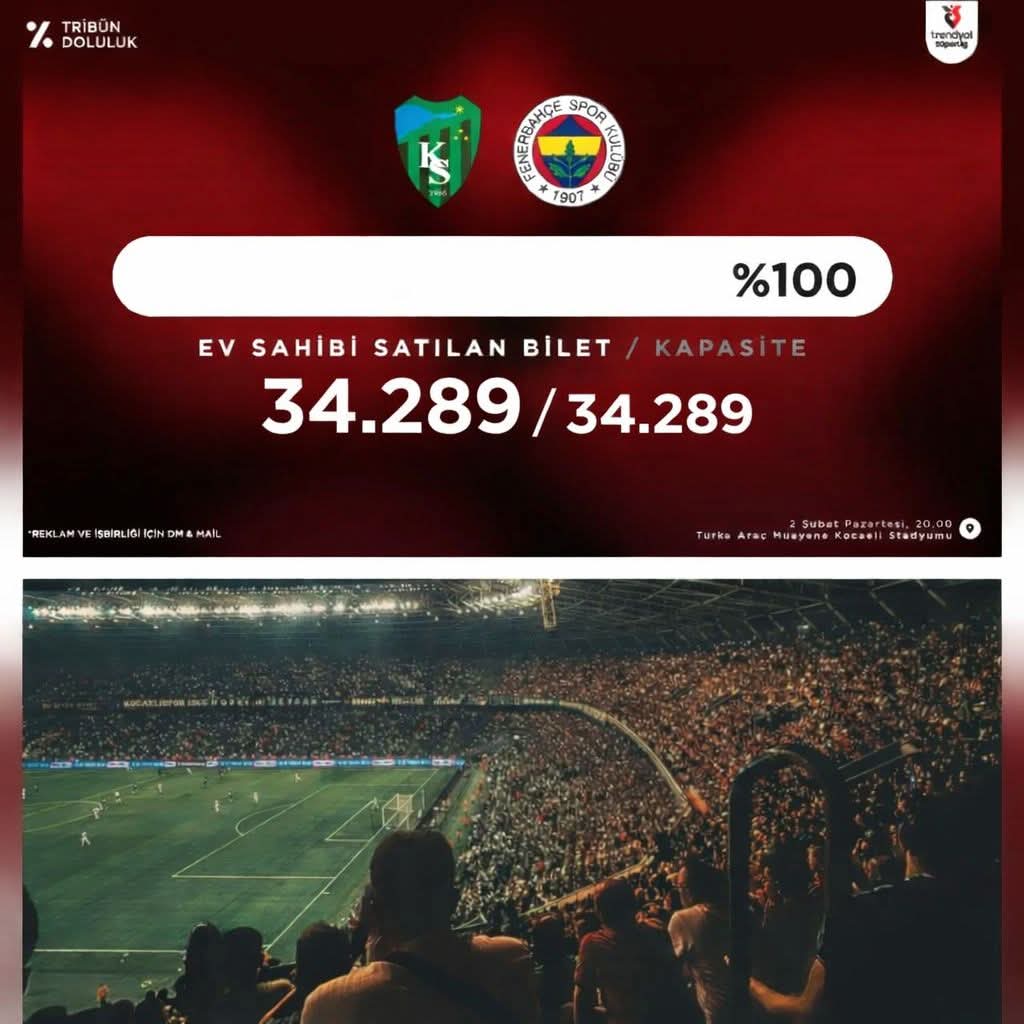 Kocaelispor Fenerbahçe Maçına Yoğun İlgi Biletler Tükendi-1