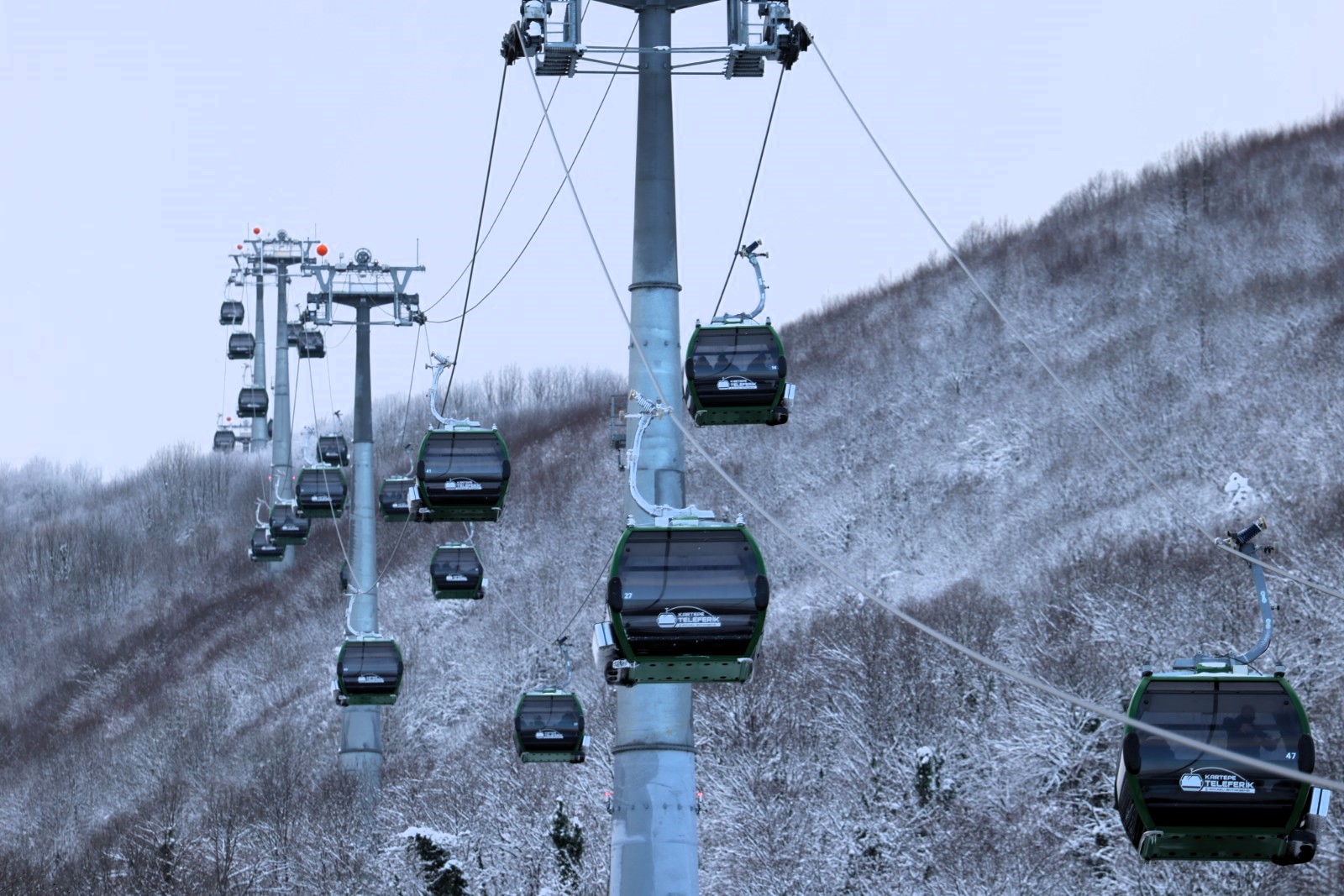 Kuzuyayla'da Kar Keyfi Kış Masalına Dönüştü (1)