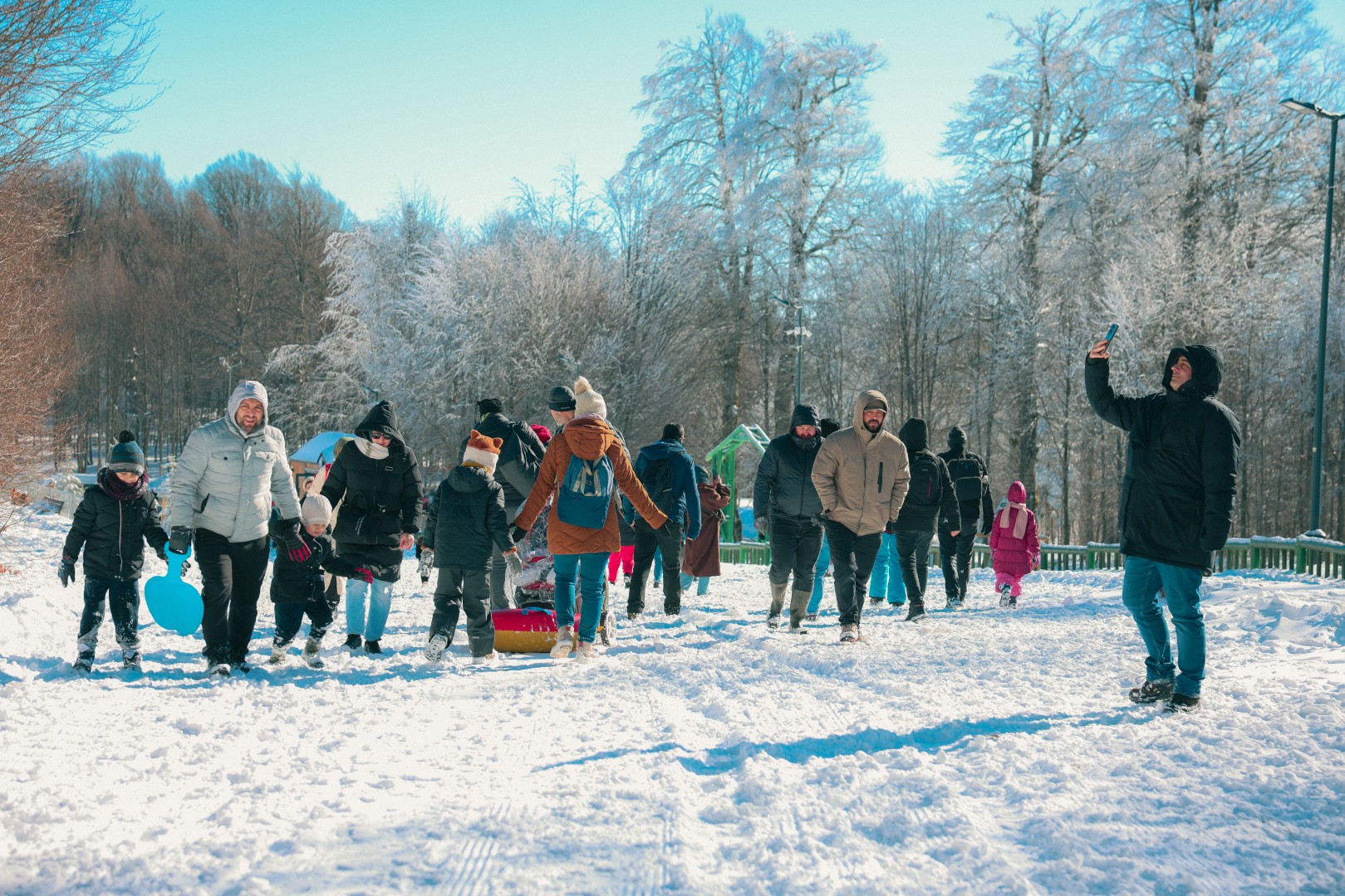Kuzuyayla'da Kar Keyfi Kış Masalına Dönüştü (6)