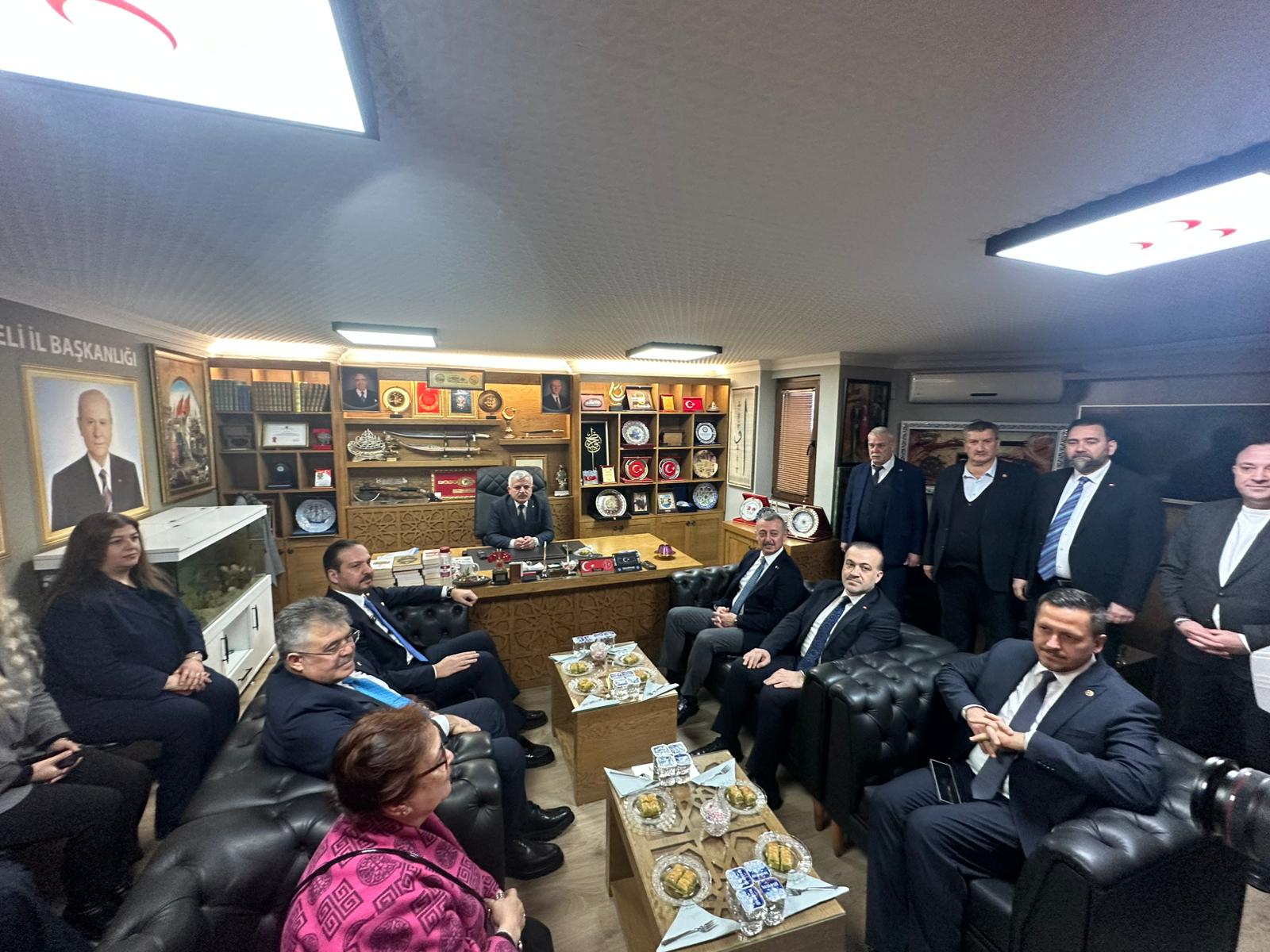 Mhp Kocaeli̇’ye Zi̇yaret (1)-1