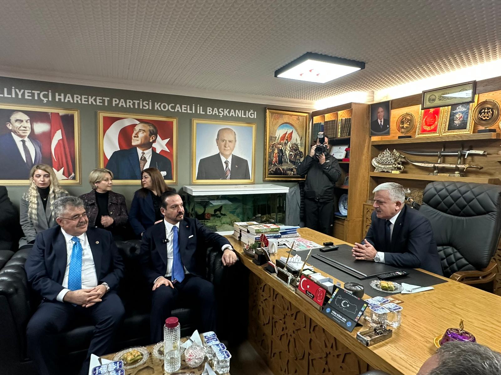 Mhp Kocaeli̇’ye Zi̇yaret (4)