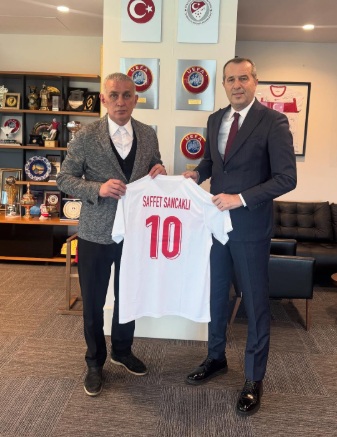 Saffet Sancaklı’dan TFF Başkanı Hacıosmanoğlu’na Ziyaret