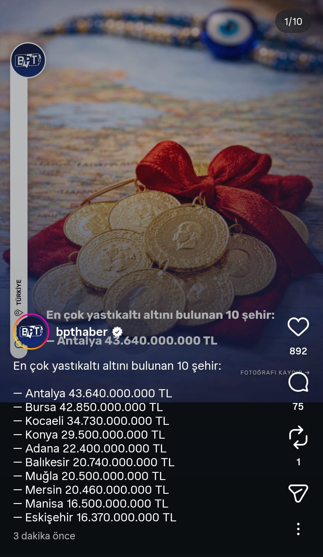 Yastik Alti Altinda Kocaeli̇ Türki̇ye Üçüncüsü!-1