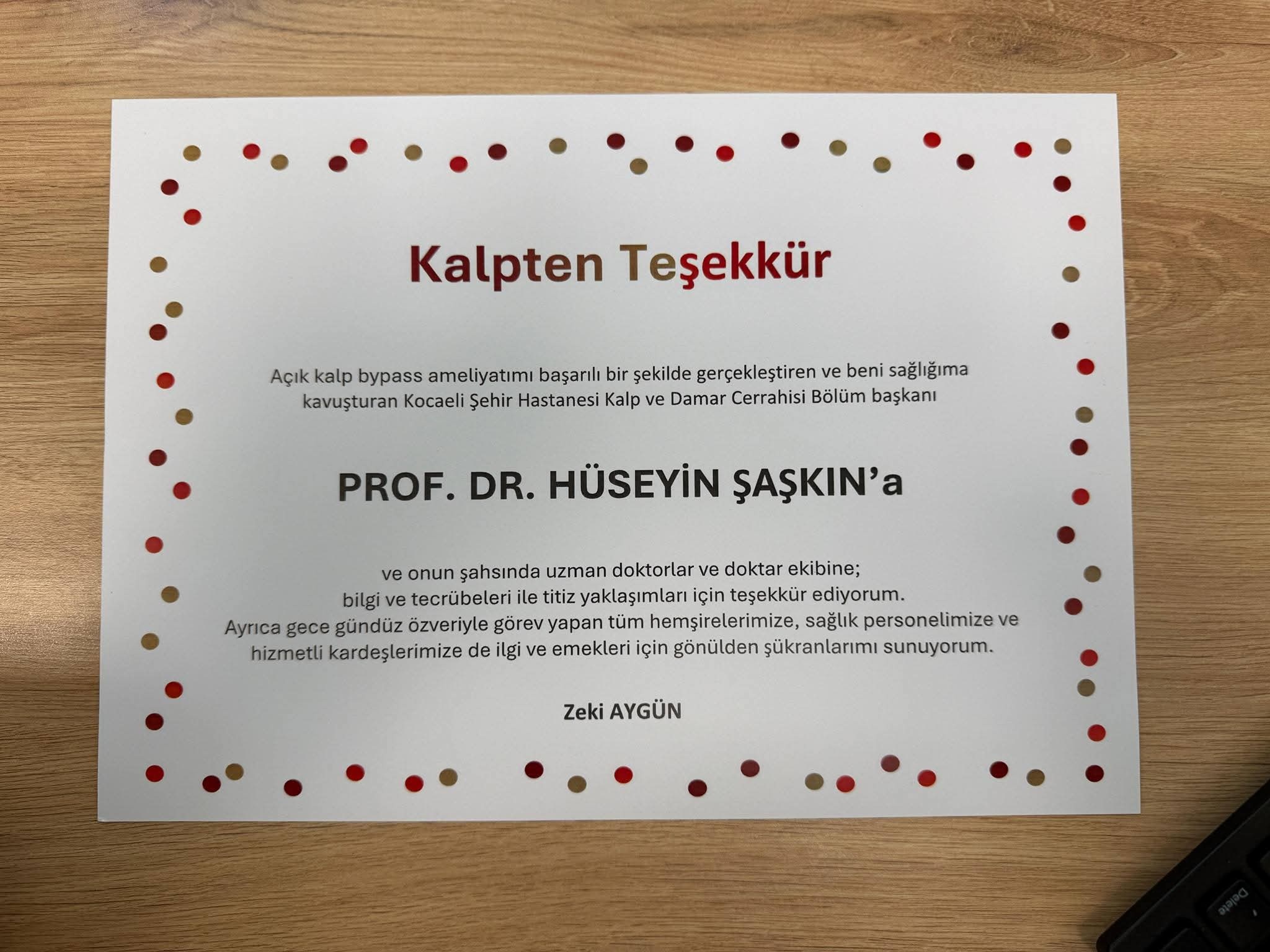 30 Yıllık Kalp Cerrahından Sitem Bir Teşekkür Çok Mu 3