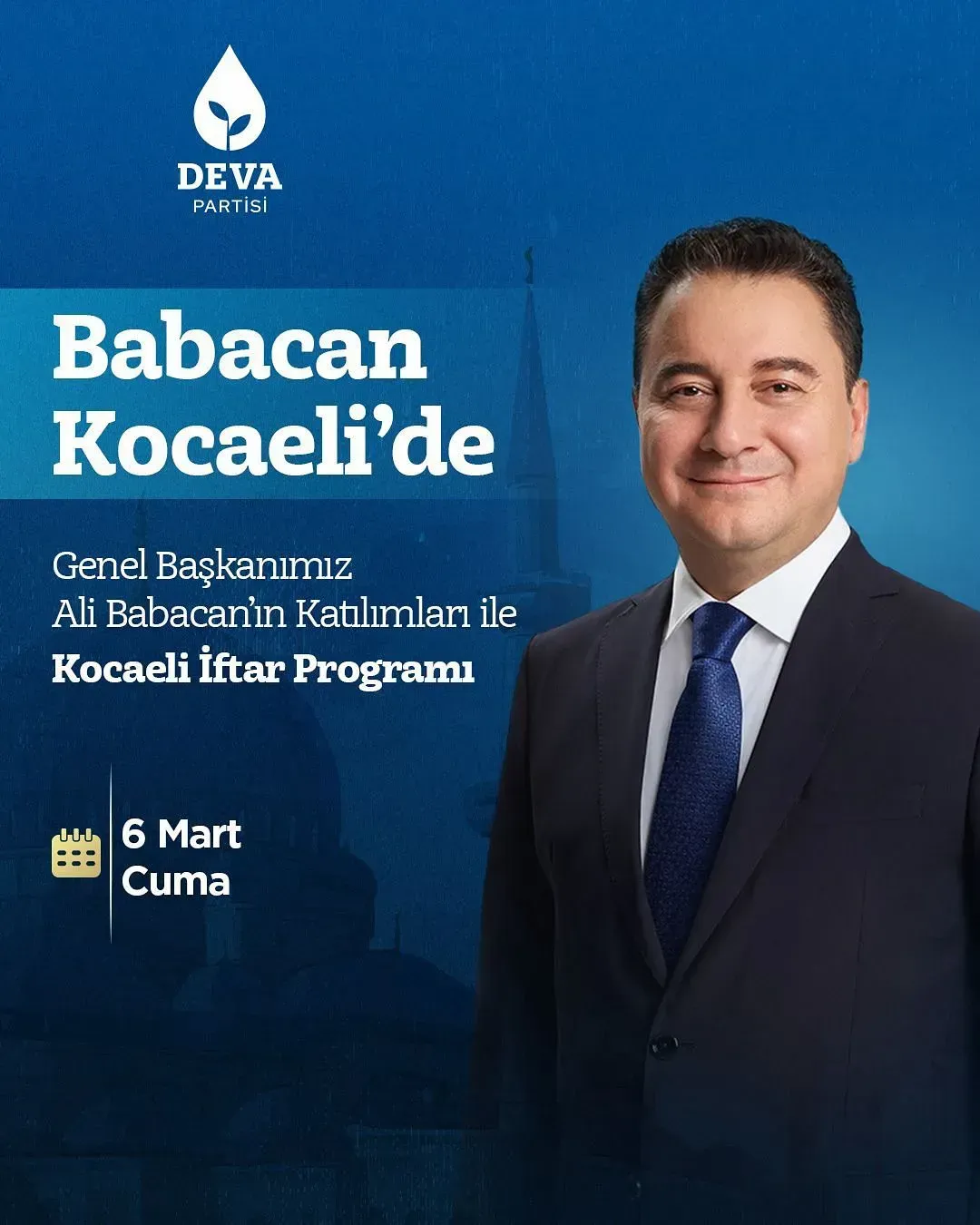 Ali̇ Babacan Kocaeli̇’de İftar Programina Katilacak-1