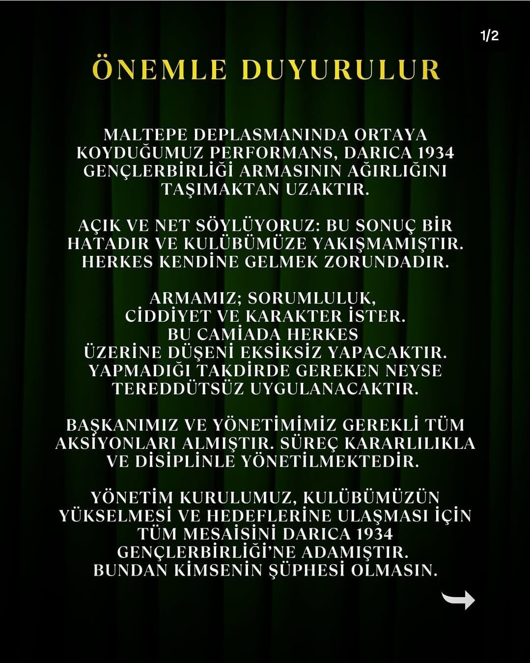 Darica Gençlerbi̇rli̇ği̇’nden Olay Sözler Bu Armada Yüreksi̇zlere Yer Yok! (1)