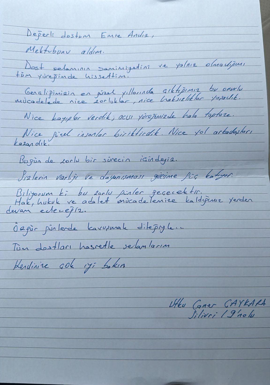 Emre Andiz’dan Duygusal Paylaşim “Özlem Var Ama Tesli̇mi̇yet Yok”7 (2)