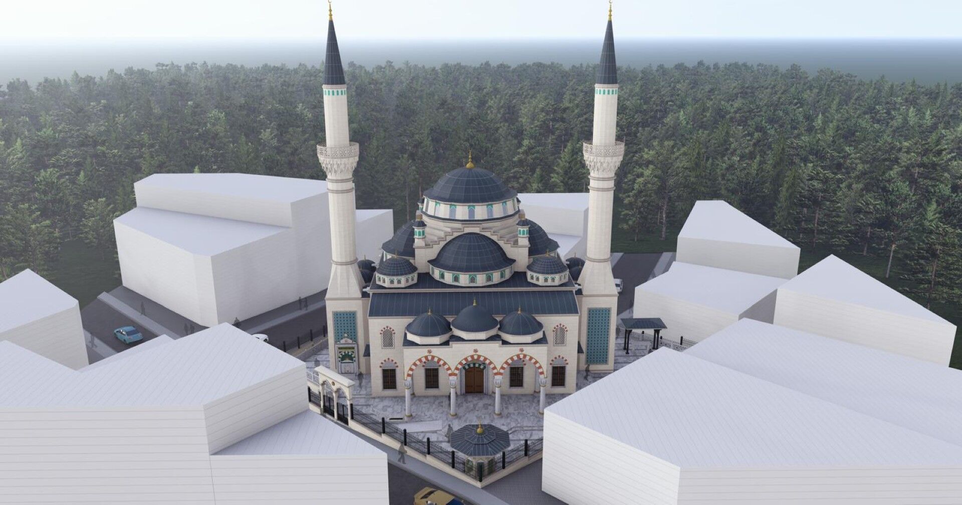 Kocaeli̇ Büyükşehi̇r’den Kuruçeşme Merkez Cami̇i̇’ne 90 Mi̇lyon Li̇ralik Destek (3)