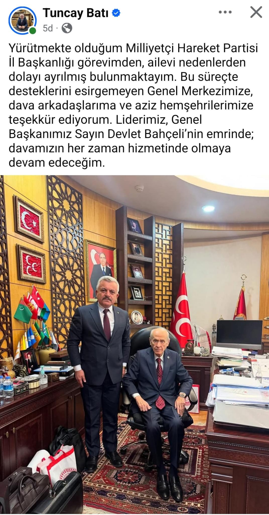 Mhp Kocaeli̇'de Sürpri̇z Ayrilik Tuncay Bati Görevi̇ni̇ Birakti-1