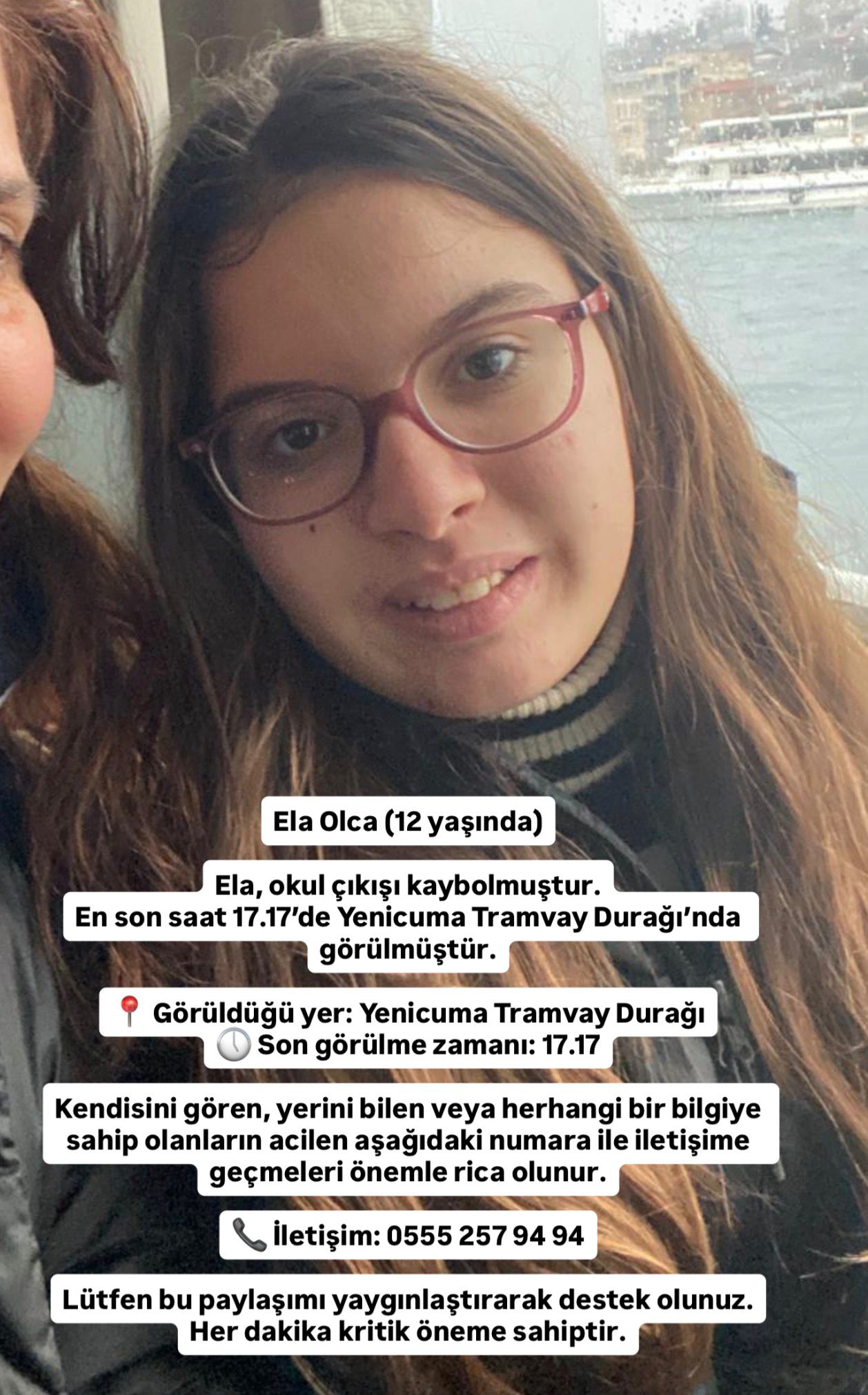 Okul Çikişinda Kayboldu 12 Yaşindaki̇ Ela Araniyor-1