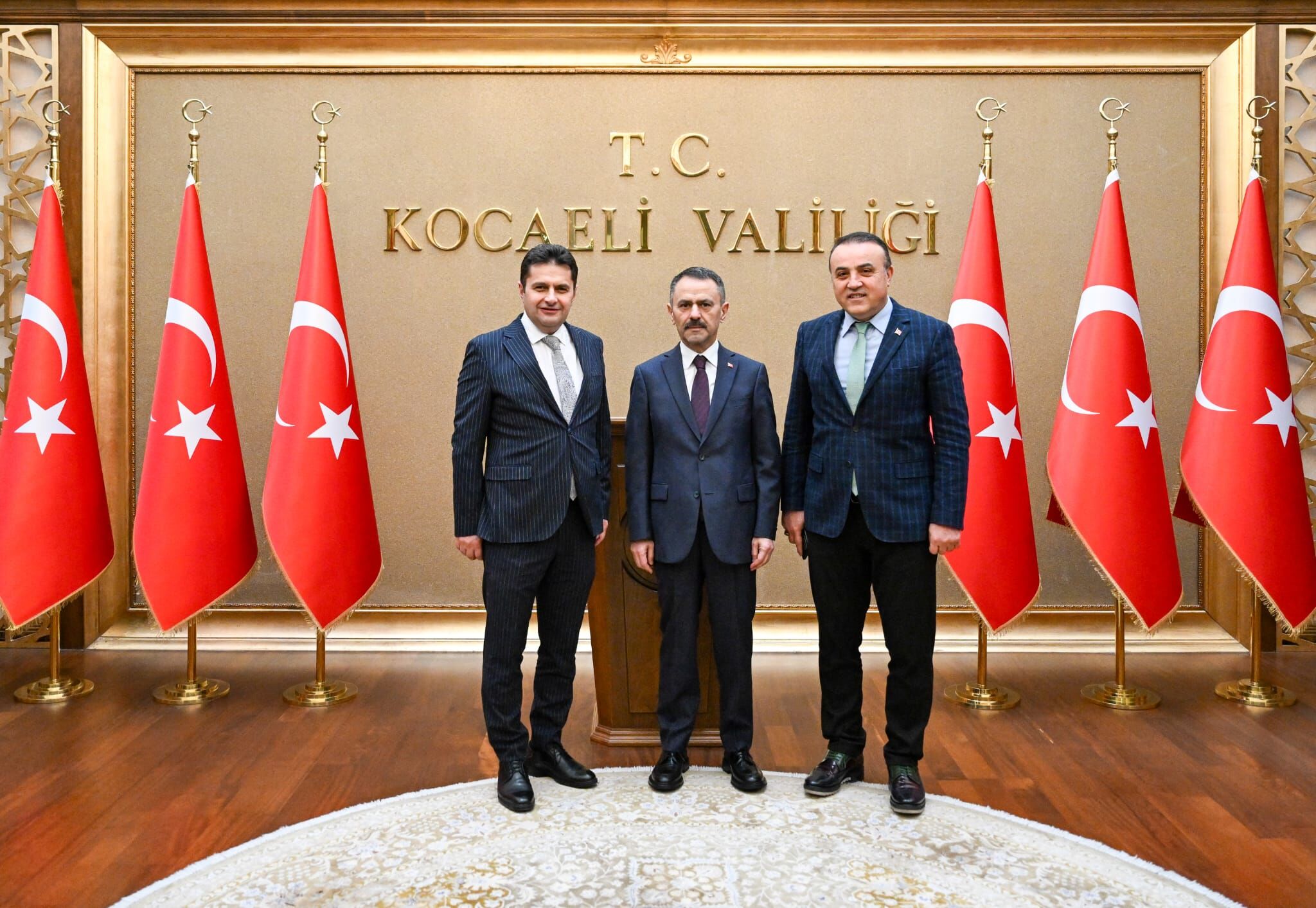 Sali̇h Kaygusuz, Vali̇ İlhami̇ Aktaş’i Zi̇yaret Etti̇1