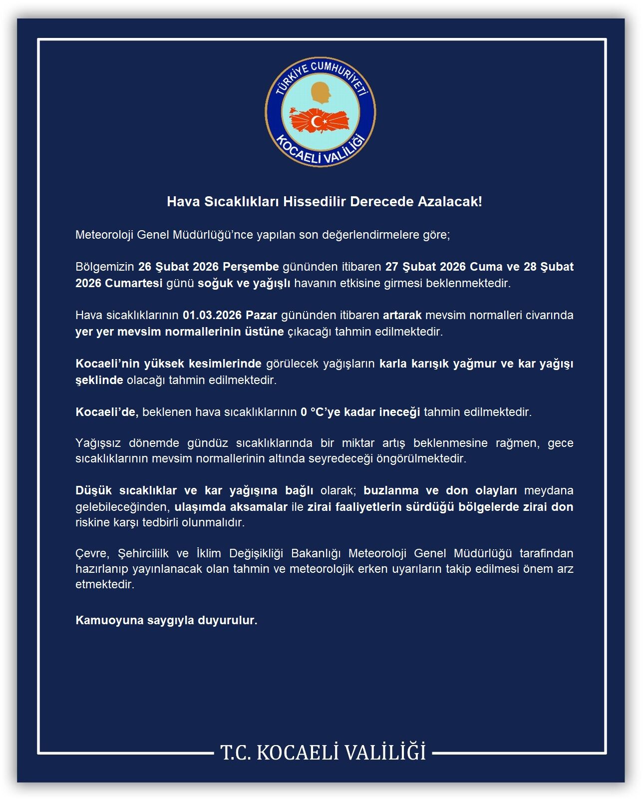 Sicakliklar Dereceye Düşüyor-1