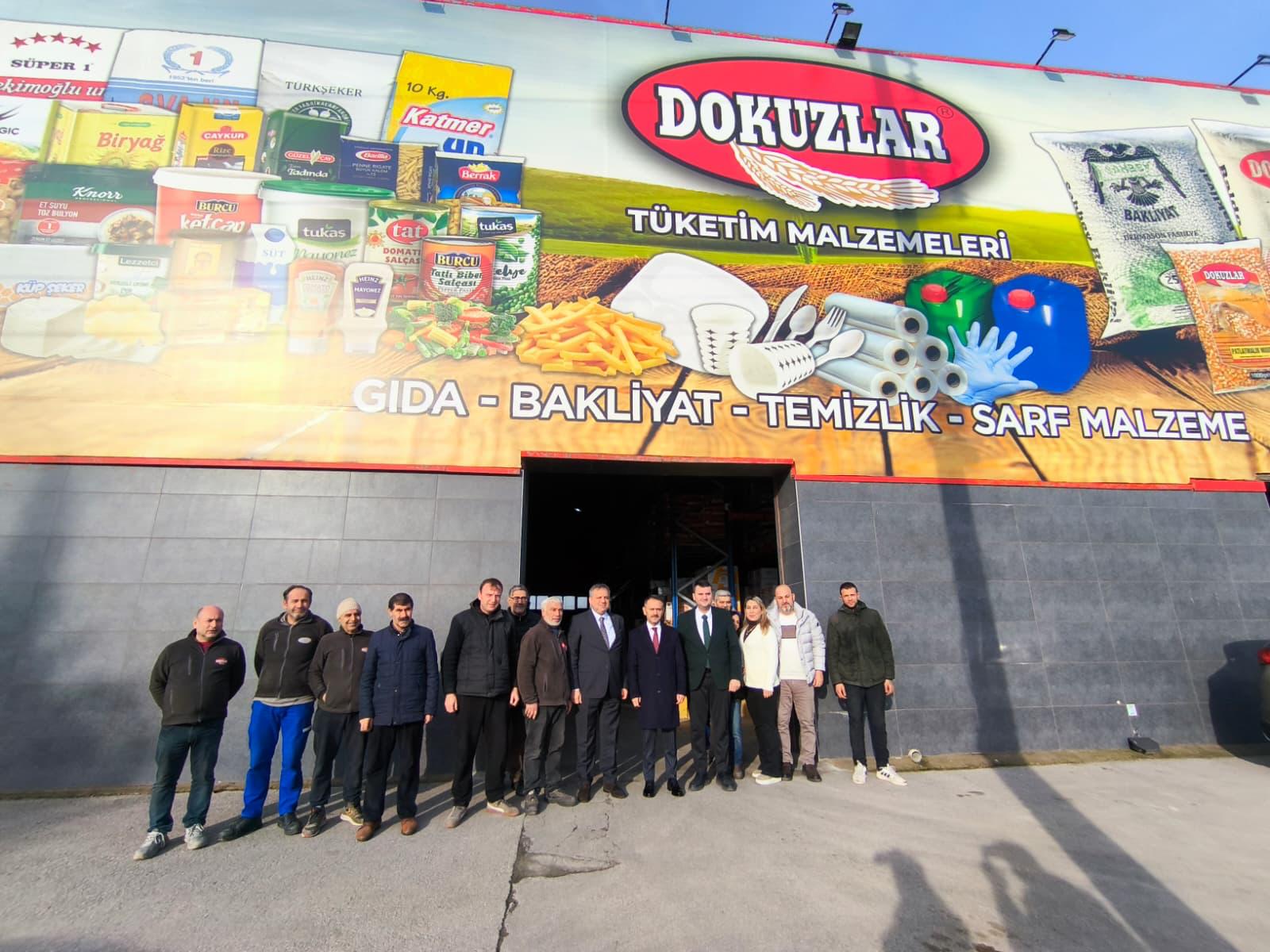 Vali İlhami Aktaş'tan Dokuzlar Gıda’ya Ziyaret 1