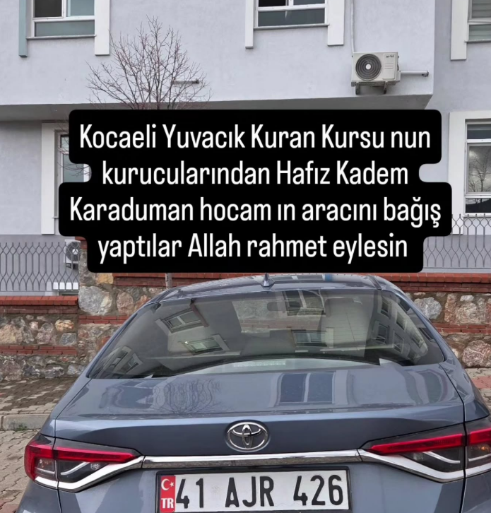Yuvacik Kur’an Kursu Öğrenci̇leri̇ne Hafiz Kadem Karaduman Adina Anlamli Bağiş-1