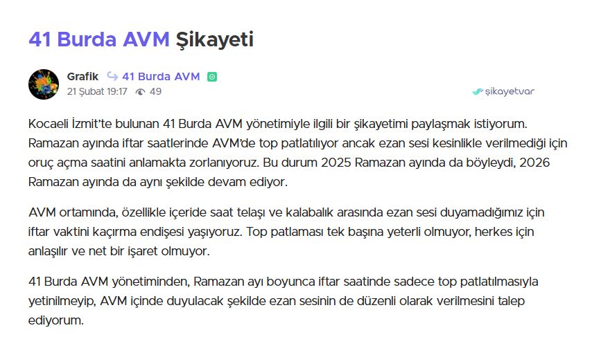 Zi̇yaretçi̇ler Ezan İsti̇yor-1