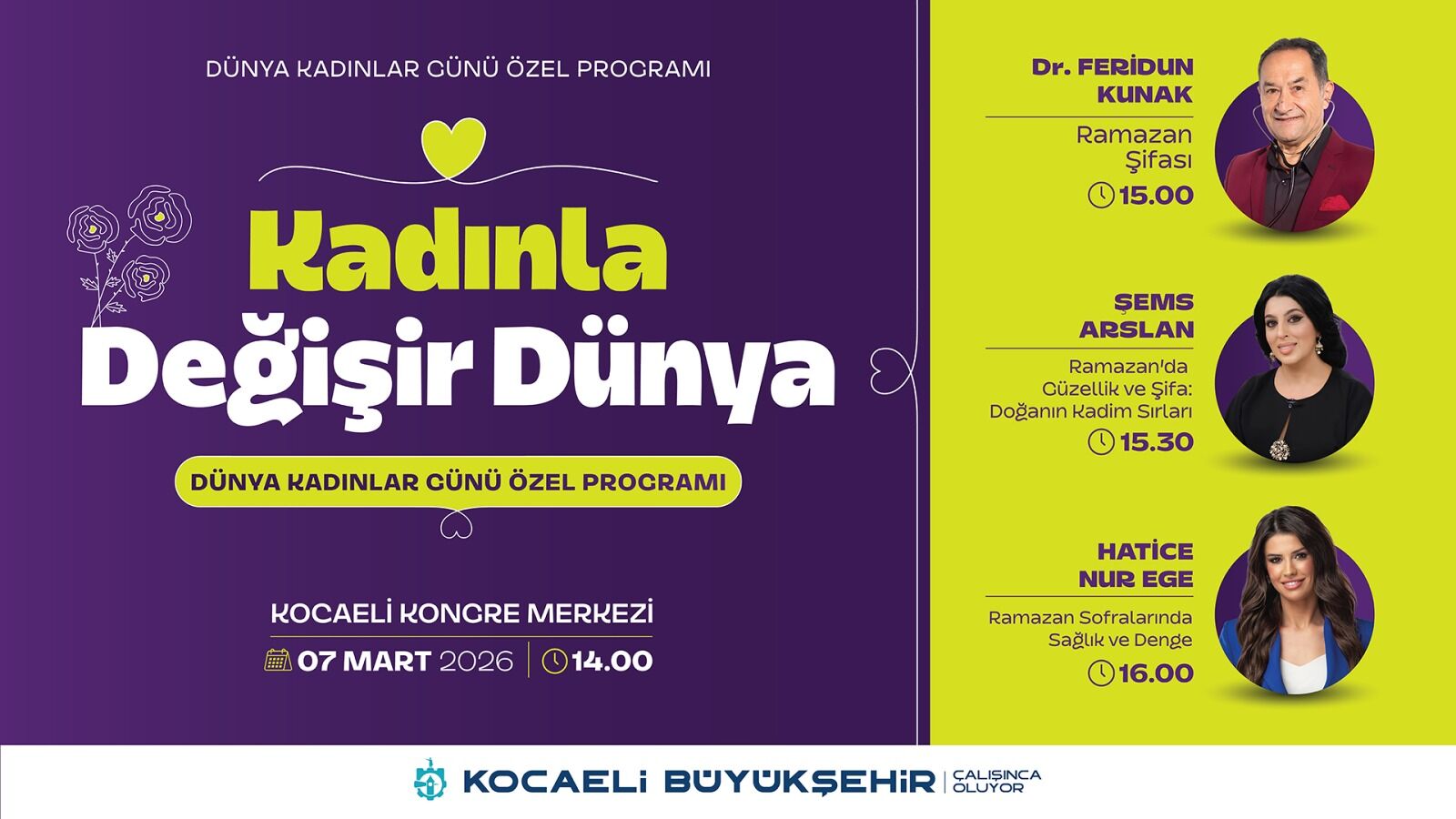 8 Mart, Kadınla Değişir Dünya Temasıyla Kutlanacak (2)-1