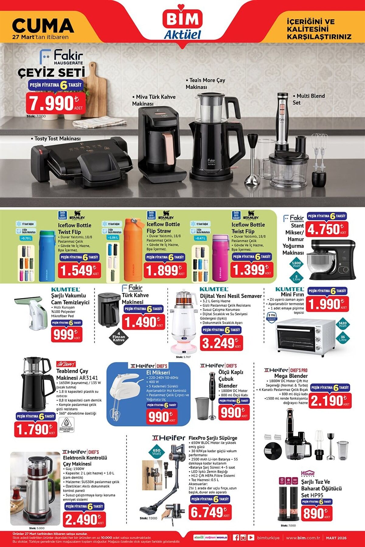 Bi̇m Mağazasında Aktüel Ürün Standı Ve Çeyiz Seti Ürünleri (169 Yatay Görsel)2