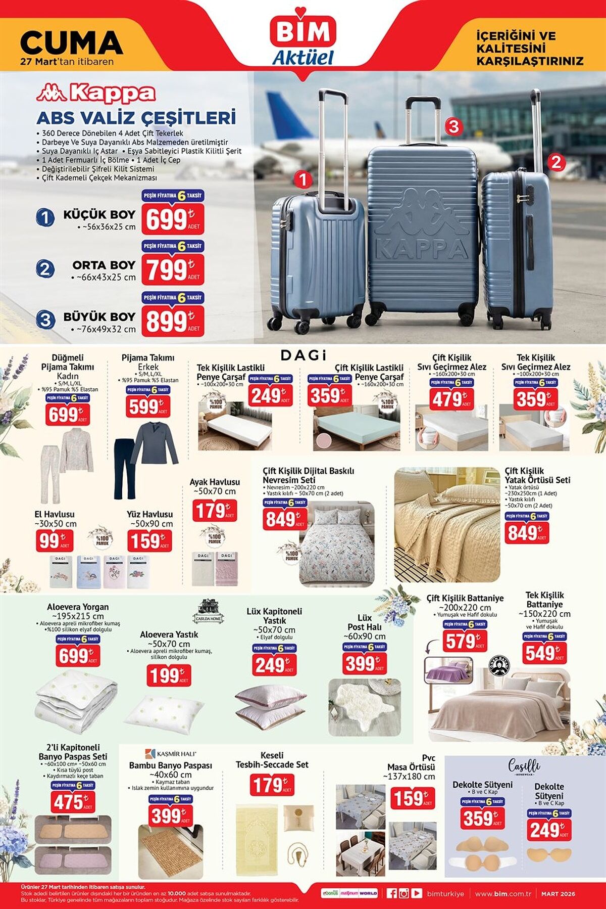 Bi̇m Mağazasında Aktüel Ürün Standı Ve Çeyiz Seti Ürünleri (169 Yatay Görsel)4