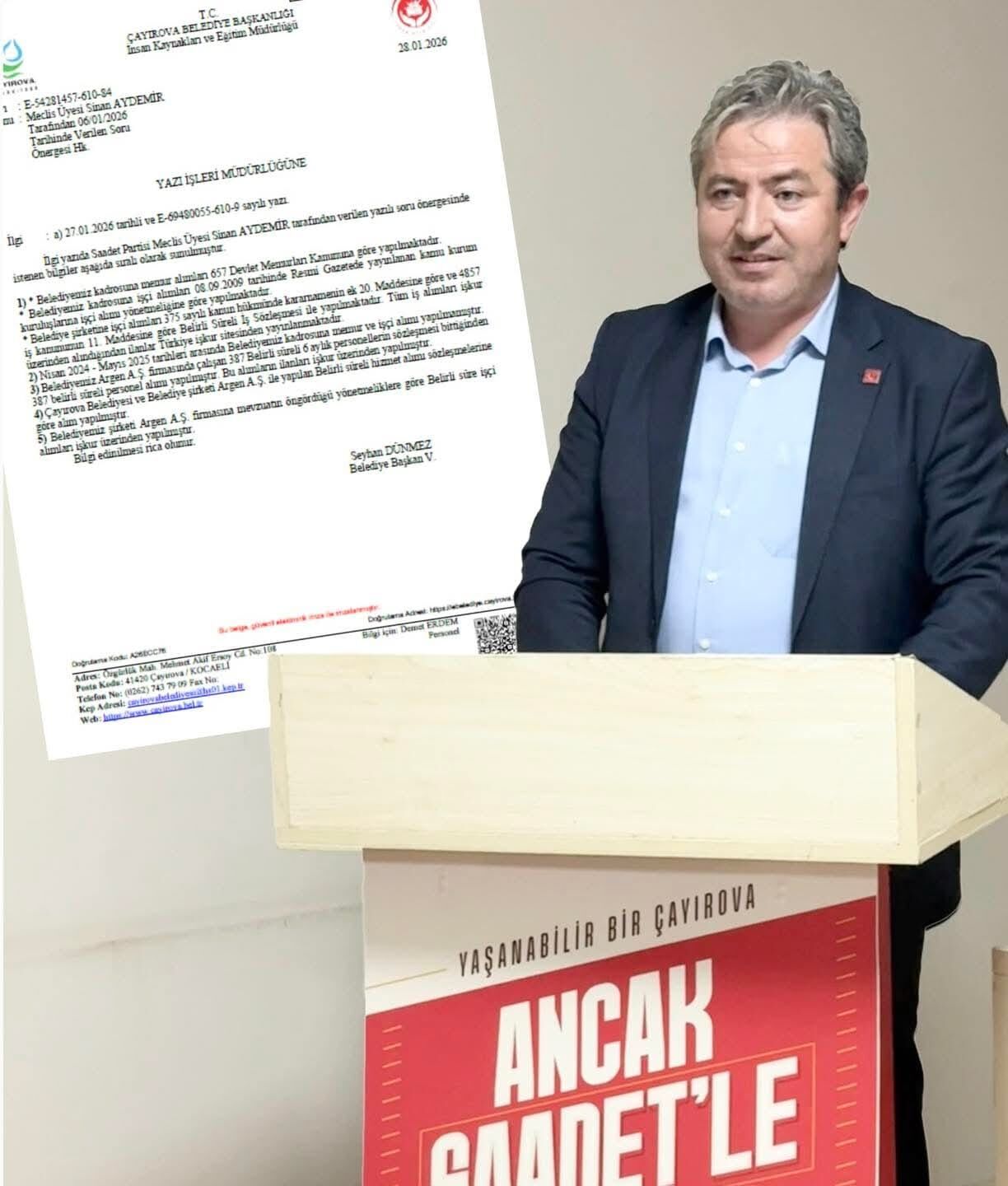 Çayirova’nin Hakkini Soruyoruz, Cevaplar Yetersi̇z!