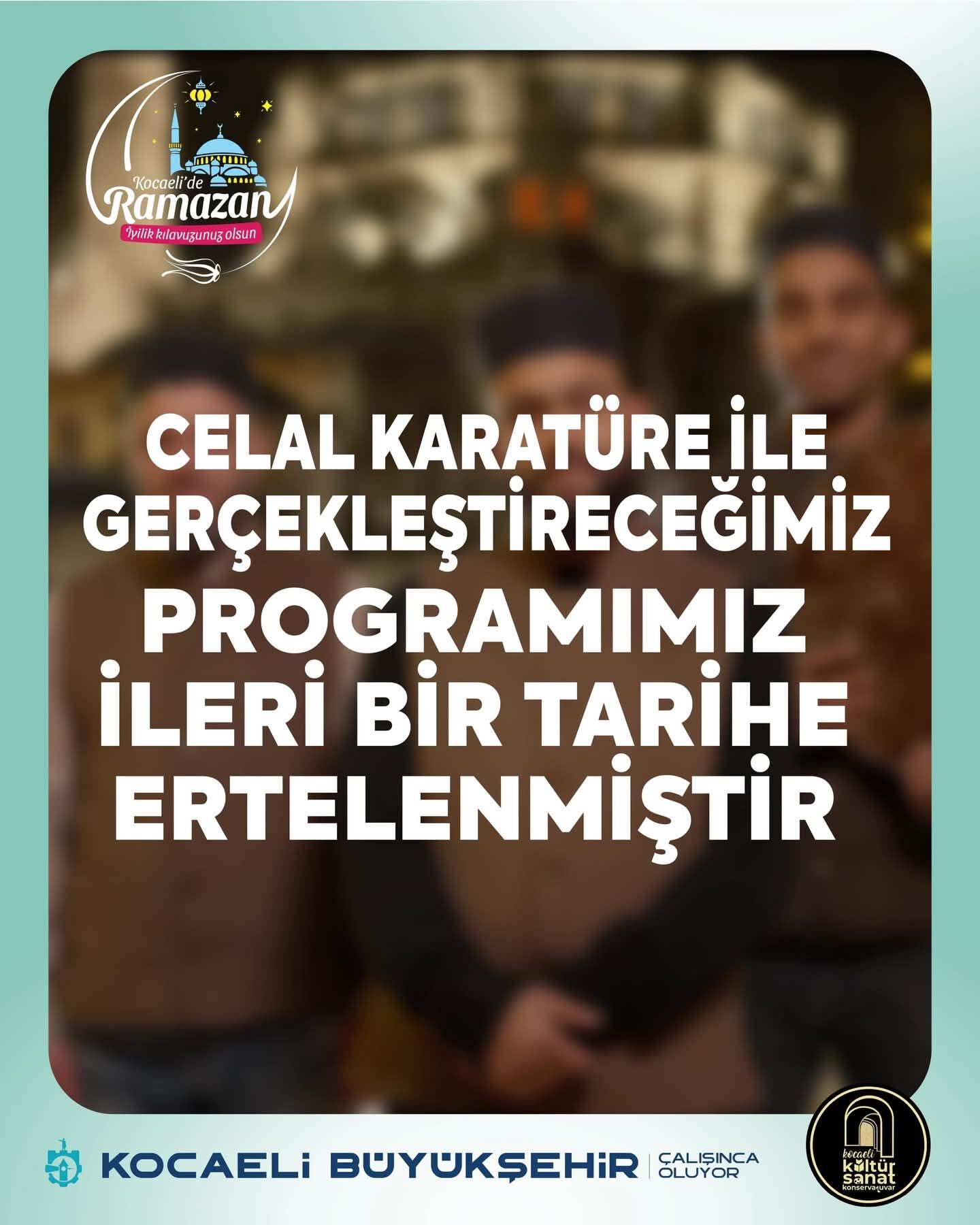 Celal Karatüre Konseri̇ Ertelendi̇!