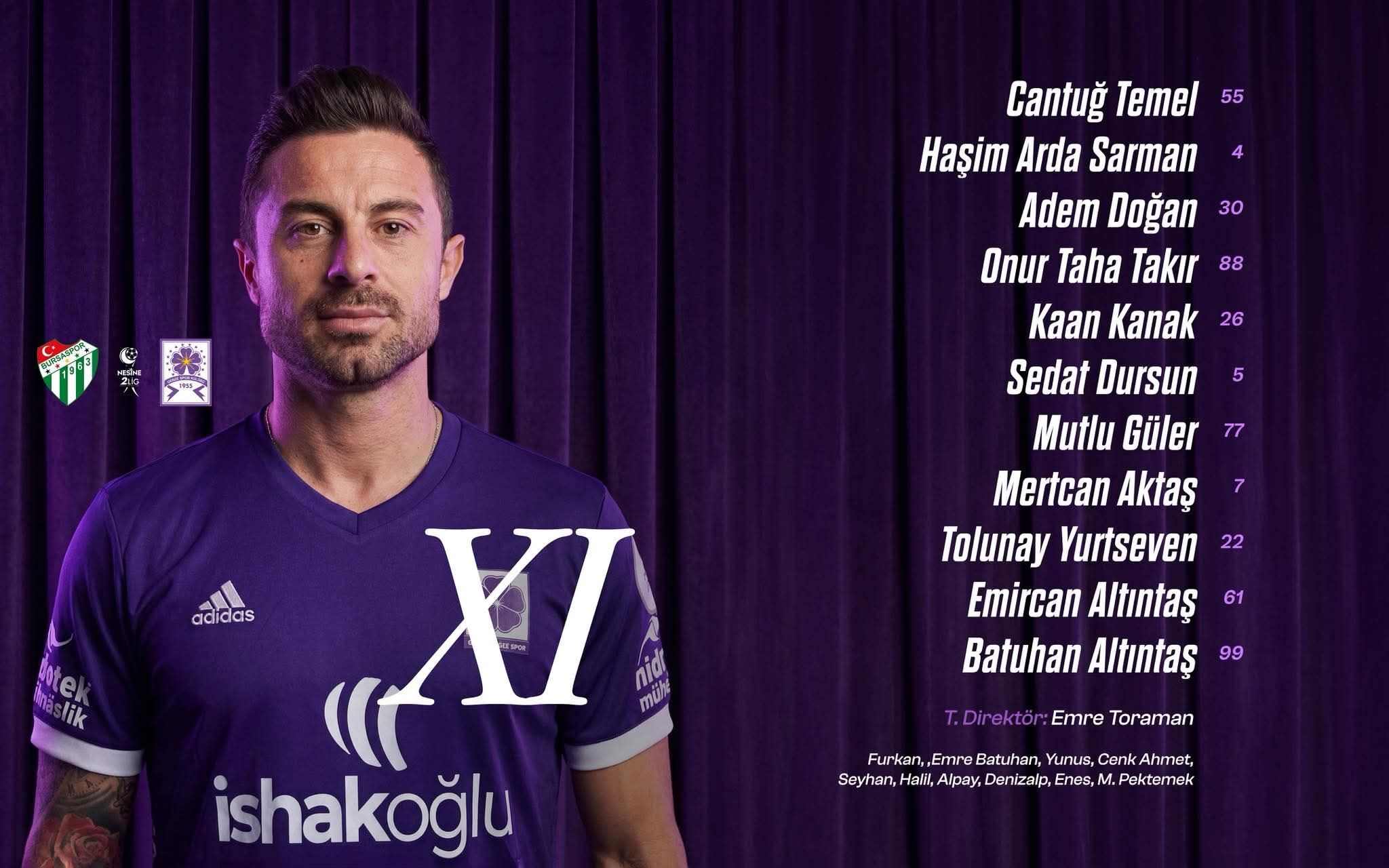 Gebzespor, Li̇der Bursaspor Karşisinda Sahada! İlk 11 Belli̇ Oldu (9)